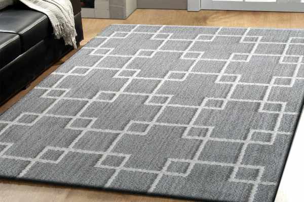 SI10145901901 - Dynamic Rugs - SILKY SHAG - Silver 5901-901 - 9' x 12.1'