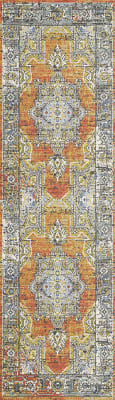 MABEL - Rust Navy Multi 4093-359 swatch