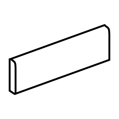 EL30P43F91P1 - Daltile Core Fundamentals - Prime Floor Tile - EL30 White - 3 x 24 - Bullnose
