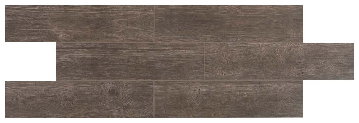 WB026361PR - Daltile - Willow Bend - Smoky Brown - 6 x 36