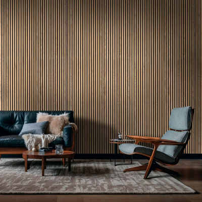 WPNL-ACWFLTNATU9.5X120 - MSI - Acoustic Wood Slat - Natural - 9.5 x 120