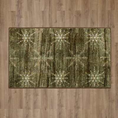 Prismatic - Barnwood Snowflakes Driftwood ZW022-A481 swatch