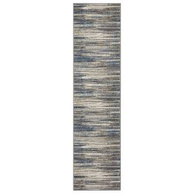 Cleo - Bell Place Grey Dark Blue IEBER-9555 swatch