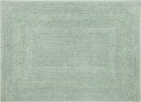 N6474-9422-021034 - Mohawk Home - Boardwalk Bath - Cotton Reversible Seaglass - 1' 9" X 2' 10"