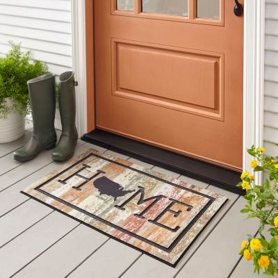 Doorscapes Mat - Homestead Wreath Multi 4932-18507 - Mohawk Home - Doorscapes Mat - Homestead Wreath Multi 4932