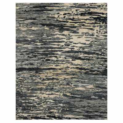 R1143-248-114155 - Drew & Jonathan Home by Karastan - Bowen - Huron Charcoal - 9' 6" X 12' 11"