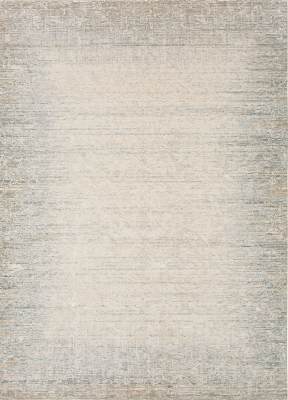 R1039-9943-079112 - Karastan - Solitude - Mandawa Cream Dark Grey - 6' 7" X 9' 4"