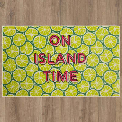 ZW081-A448-030050 - Mohawk Home - Prismatic - On Island Time Lime Green - 2' 6" X 4' 2"
