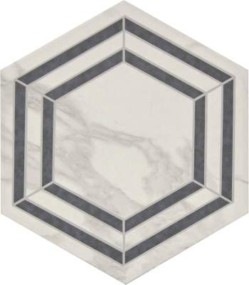 PT25HEXDECOKMT - Daltile - Perpetuo - Bridal - 8 x 9 - Matte