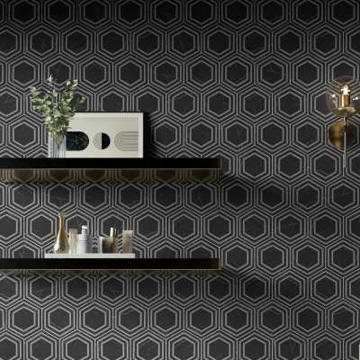 PT26HEXDECOKMT - Daltile - Perpetuo - Tuxedo - 8 x 9 - Matte