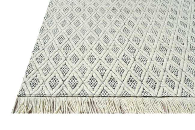 LF582120190 - Dynamic Rugs - LOLA - Ivory Charcoal 2120-190 - 5' x 8'