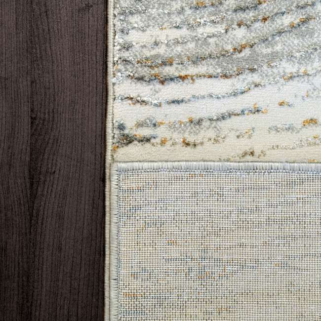 GD9121351897 - Dynamic Rugs - GOLD - Cream Silver Gold 1351-897 - 7.1' x 10.1'