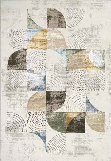 ZT9126657999 - Dynamic Rugs - MERIT - Grey Multi 6657-999 - 7.1' x 10.1'