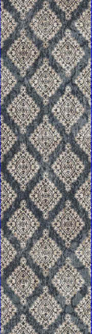 ME46985015119 - Dynamic Rugs - MELODY - Blue 985015-119 - 3.11' x 5.3'
