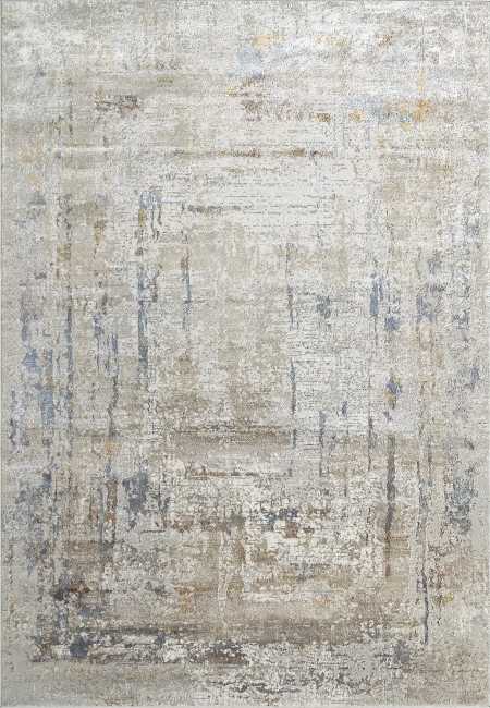 GD9121353875 - Dynamic Rugs - GOLD - Cream Silver Gold Blue 1353-875 - 7.1' x 10.1'