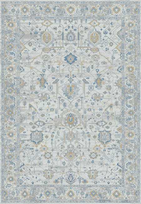 GD9121357897 - Dynamic Rugs - GOLD - Cream Silver Gold 1357-897 - 7.1' x 10.1'