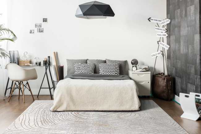 GD691350897 - Dynamic Rugs - GOLD - Cream Silver Gold 1350-897 - 5.3' x 7.7'