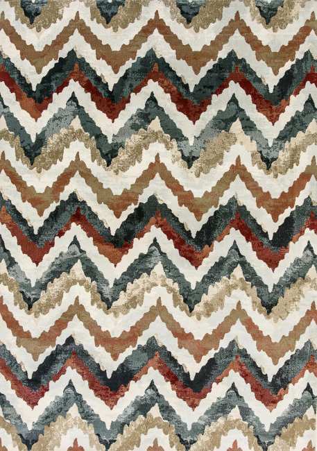 ME24985018996 - Dynamic Rugs - MELODY - Multi 985018-996 - 2' x 3.7'