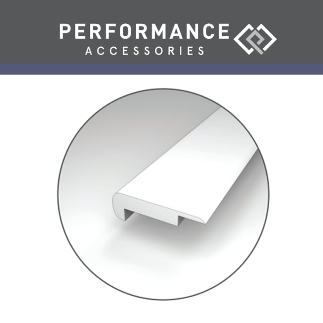 MSNP-06662 Driftwood Oak - Mohawk's Performance Accessories - Overlap Stair Nose - MSNP-06662 Driftwood Oak