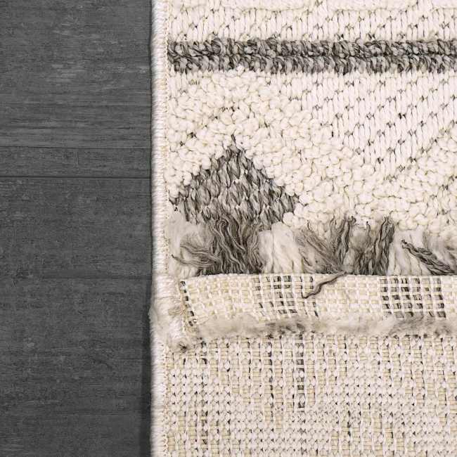 SV583612809 - Dynamic Rugs - SEVILLE - Beige Dark Grey 3612-809 - 5' x 7'