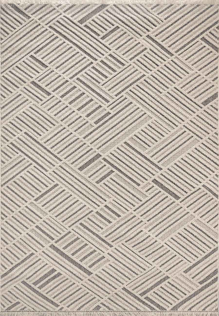 SV9123608190 - Dynamic Rugs - SEVILLE - Ivory Grey 3608-190 - 7.1' x 10'