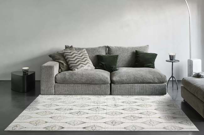 ZT466660958 - Dynamic Rugs - MERIT - Grey Blue Gold 6660-958 - 3.11' x 5.7'