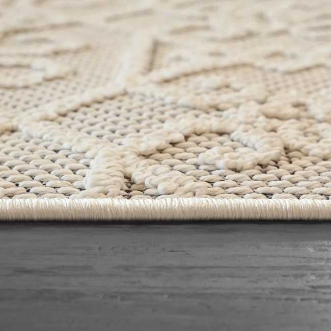 SV583609109 - Dynamic Rugs - SEVILLE - Ivory Soft Grey 3609-109 - 5' x 7'