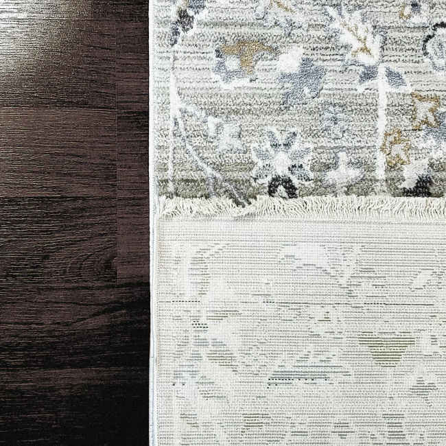 RF7104635897 - Dynamic Rugs - REFINE - Taupe Silver Gold 4635-897 - 6.7' x 9.6'
