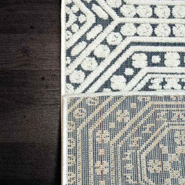 LT698149150 - Dynamic Rugs - LOTUS - Ivory Denim 8149-150 - 5' x 7'