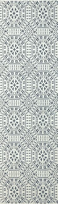 LT698149150 - Dynamic Rugs - LOTUS - Ivory Denim 8149-150 - 5' x 7'