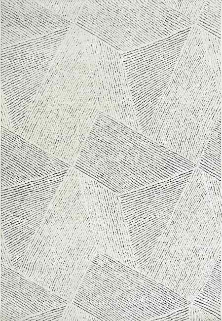 LT358144150 - Dynamic Rugs - LOTUS - Ivory Blue 8144-150 - 2.7' x 5'