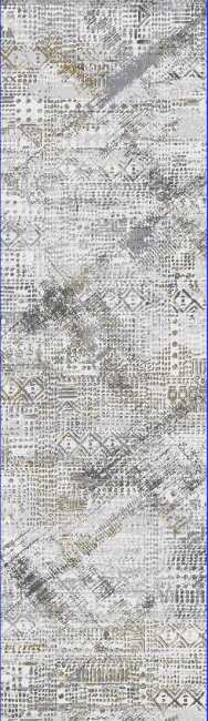 CW247925970 - Dynamic Rugs - CAPELLA - Grey Gold 7925-970 - 2' x 3.11'