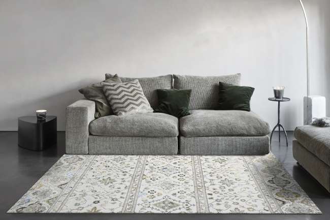 ZT696650999 - Dynamic Rugs - MERIT - Grey Multi 6650-999 - 5.3' x 7.7'