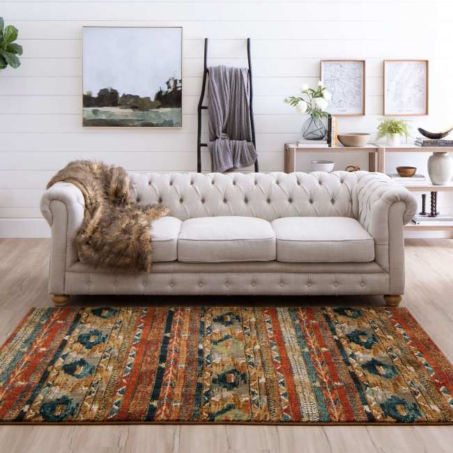 91799-50123-063094 - Karastan - Spice Market - Infused Aquamarine - 5' 3" X 7' 10"