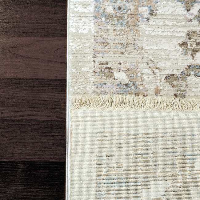 RF694634895 - Dynamic Rugs - REFINE - Cream Grey Blue 4634-895 - 5.3' x 7.7'