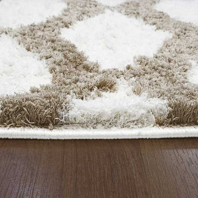 SI10145904111 - Dynamic Rugs - SILKY SHAG - White 5904-111 - 9' x 12.1'