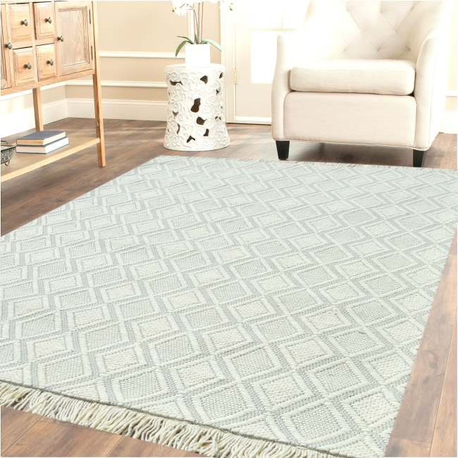 LF9122125190 - Dynamic Rugs - LOLA - Ivory Light Grey 2125-190 - 9' x 12'
