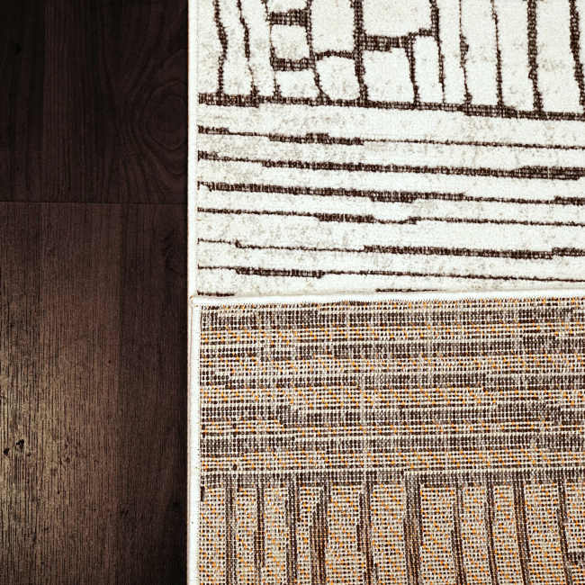 LT288143190 - Dynamic Rugs - LOTUS - Ivory Grey 8143-190 - 2.2' x 7.7'
