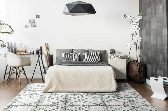 TY9124604105 - Dynamic Rugs - TROYA - Ivory Blue 4604-105 - 7.1' x 10.1'