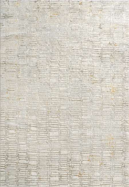 GD9121356897 - Dynamic Rugs - GOLD - Cream Silver Gold 1356-897 - 7.1' x 10.1'