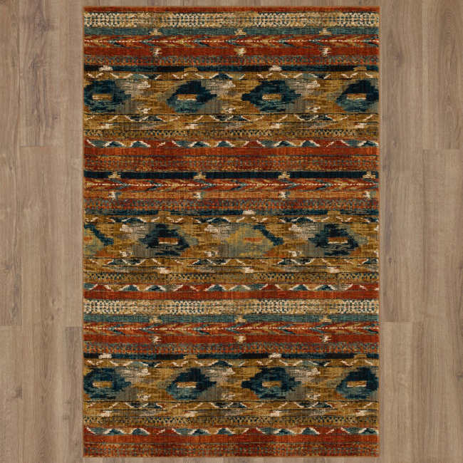 91799-50123-063094 - Karastan - Spice Market - Infused Aquamarine - 5' 3" X 7' 10"