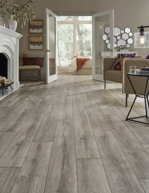 RST8-28300 Blacksmith Oak Steam - Mannington - Restoration Collection Wide Plank - Blacksmith Oak Steam