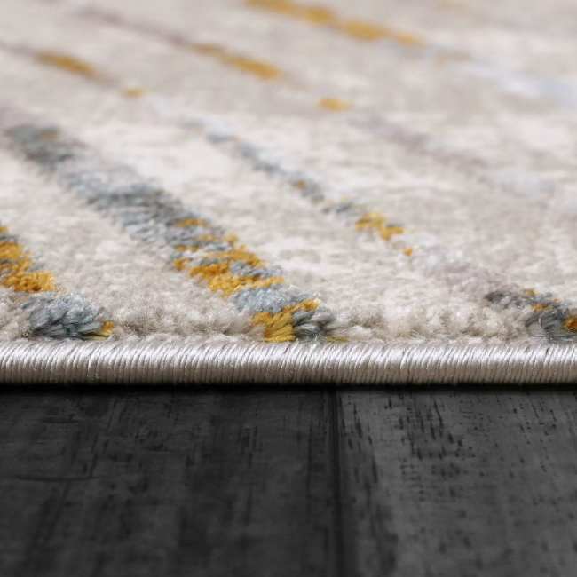 GD691364919 - Dynamic Rugs - GOLD - Grey Ivory Multi 1364-919 - 5.3' x 7.7'