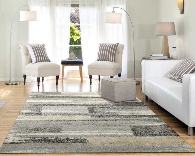 MEHARI - Grey Charcoal 23258-6258 - Dynamic Rugs - MEHARI - Grey Charcoal 23258-6258