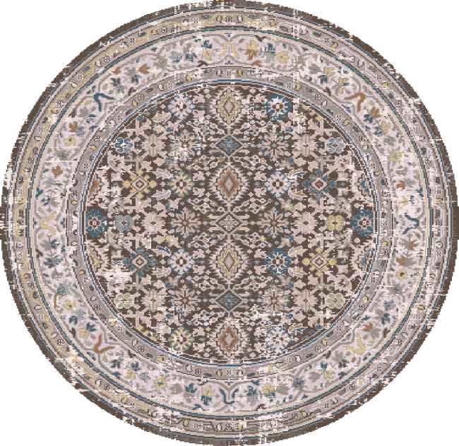 MZ58476999 - Dynamic Rugs - MOOD - Multi 8476-999 - 5' Round