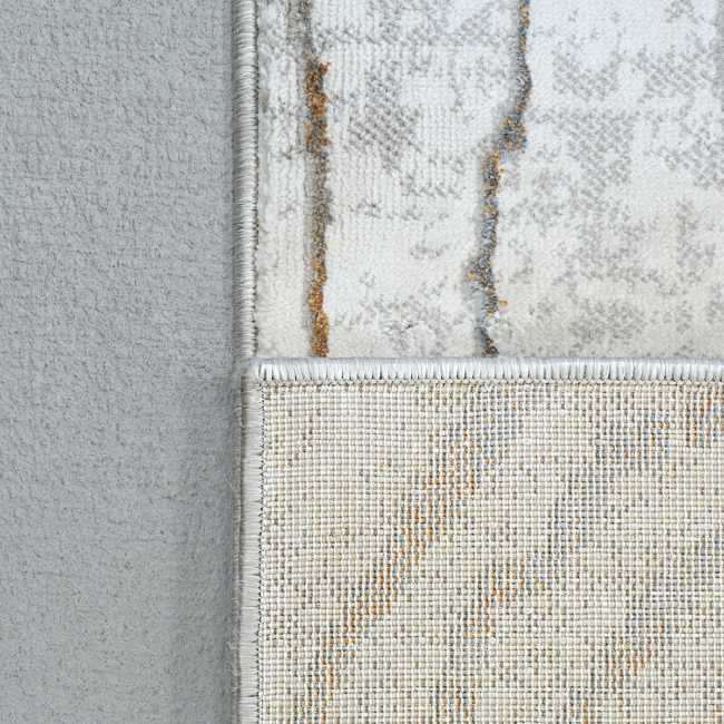 GD9121350897 - Dynamic Rugs - GOLD - Cream Silver Gold 1350-897 - 7.1' x 10.1'