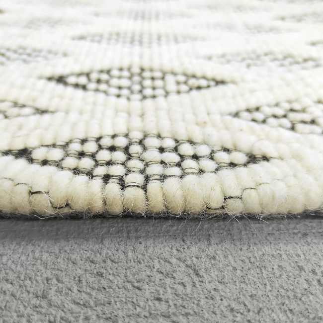 LF582120190 - Dynamic Rugs - LOLA - Ivory Charcoal 2120-190 - 5' x 8'