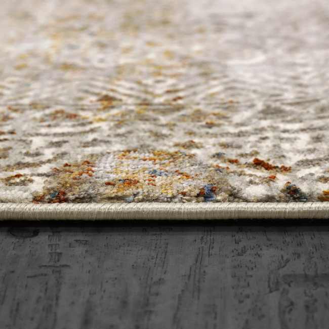 GD691361915 - Dynamic Rugs - GOLD - Grey Ivory Navy 1361-915 - 5.3' x 7.7'