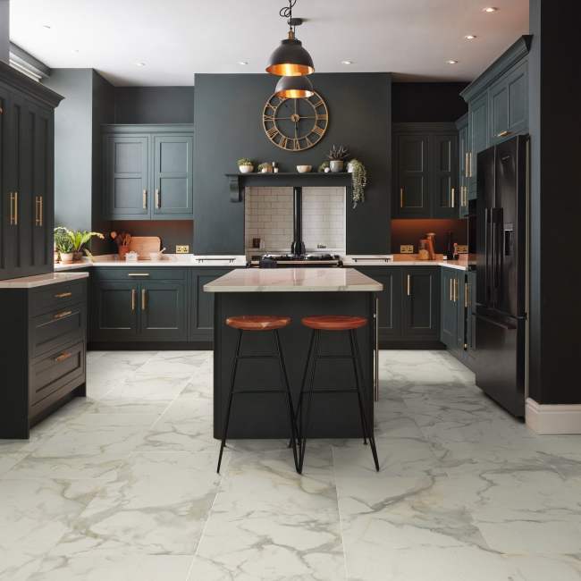 LM33 - Karndean - Art Select Stone Gluedown - Calacatta D’Oro