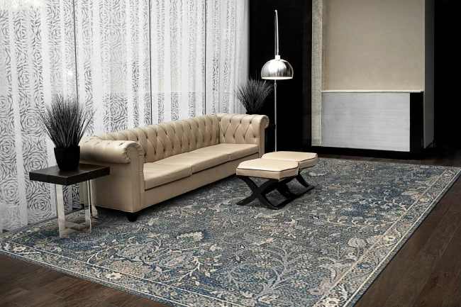 VX693585599 - Dynamic Rugs - SAVOY - Denim Multi 3585-599 - 5.3' x 7.7'
